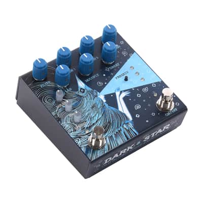 Old Blood Noise Endeavors Dark Star v3 Stereo Soundscape Reverb Pedal Blue image 2
