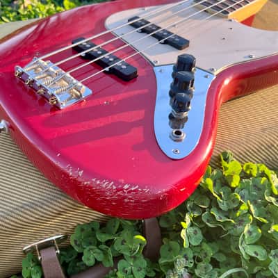 Fender Collector Series Dakota Red Jazz Bass Guitar 1981-1983 image 5