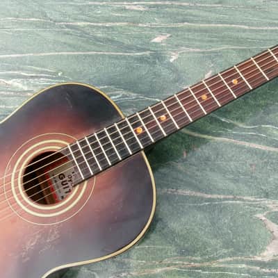 1961 Yamaha Nippon Gakki Dynamic Guitar No.10A Red Label  Dark Brown Bild 3