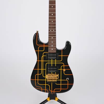 Charvel USA Custom San Dimas Schematic Graphic Unique Design Electric Guitar image 1