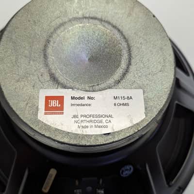 Matched Pair! JBL M115-8A 225 Watt 15