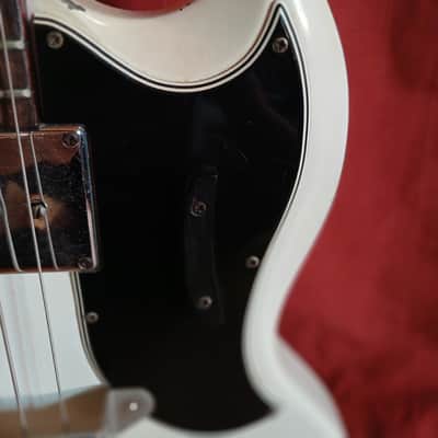 1963 Gibson EB-3 Bass – COA by No.Tom, Denmark Street – Vintage SG-Style Short Scale refinished White image 9