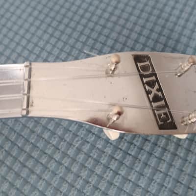 Vintage 1950s Dixie Ludwig Banjo-Lele Banjo Ukulele Very Rare All Metal Chrome Patent Pending Made In USA Banjolele image 5