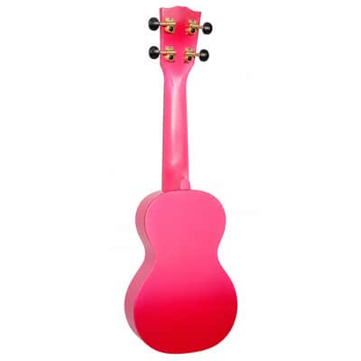 Mahalo MD1-HBRDB Hibiscus Soprano Ukulele. Red Burst image 3