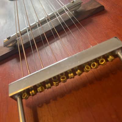 Egmond 12 String Acoustic Guitar 1963 Dreadnought-Sunburst image 8