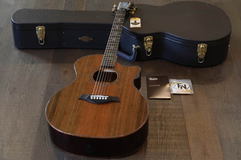 Unplayed! 2020 Taylor Custom Grand Auditorium Sinker Redwood Quilted Maple NAMM + OHSC image 1