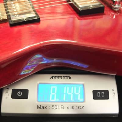 $1150 STEAL THIS guitar. Terry Mcinturff Polaris Crimson Red image 7