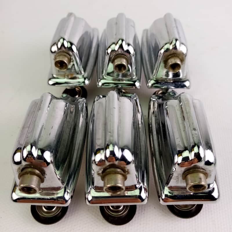 *Rogers 6x Beavertail Tom/Snare Drum Lugs Chrome Fullerton Vintage 70s XP8 Big R image 1