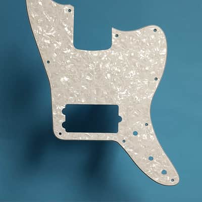 Pickguard for Squier Affinity Jaguar Bass H converts to full face, no plate image 1