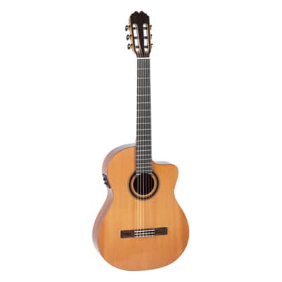 Admira Granada ECTF cutaway Acoustic-Electric classical thin body nylon string guitar with solid cedar top MADE in SPAIN image 3