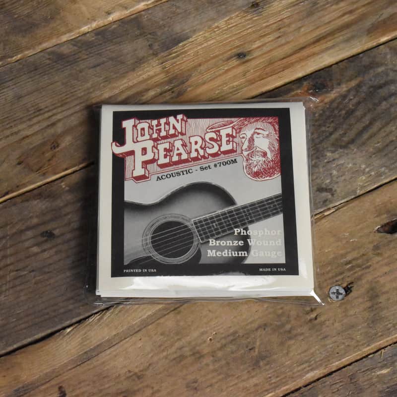 John Pearse JP 700M Medium Phosphor Bronze Acoustic Guitar Strings - 13/56 image 1