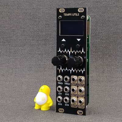 MXMXMX Micro Temps Utile uT_U uTu - Eurorack Module - Custom Black Gold Panel image 3