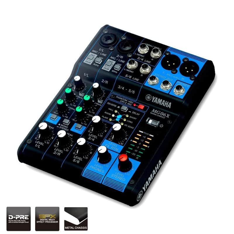 Yamaha MG06X - 6-Channel Mixing Console image 1