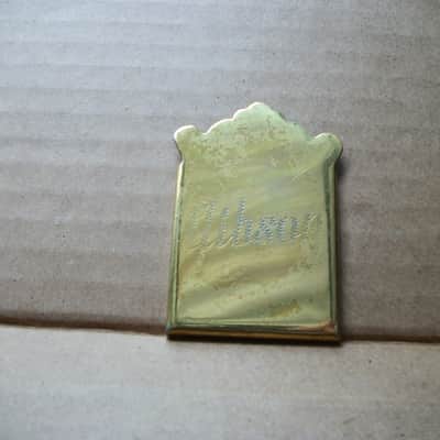 Gibson F5 60s  gold mandolin tailpiece cover image 3