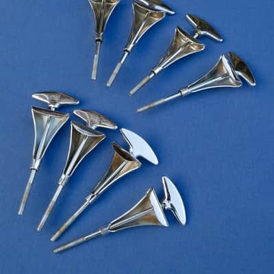 Sonor Teardrop T-rods Tension Rods Claws Clawhooks Bass Drum Lot of 8 Vintage image 6
