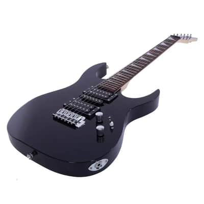 39-Inch Full-Size Electric Guitar Beginner Kit – Black with HSH Pickups, Bag, and Accessories image 3