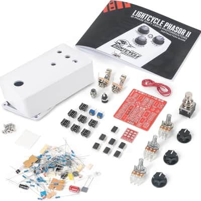 StewMac Lightcycle Phasor II Pedal Kit, With White Enclosure (12253-W) image 1