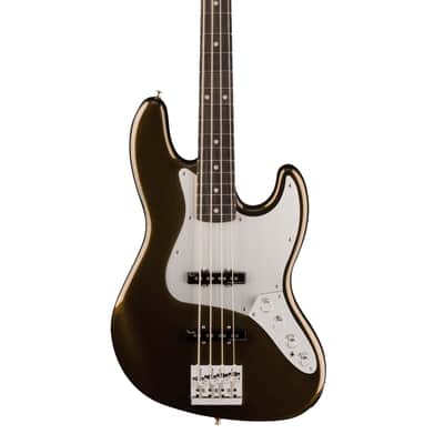Fender American Ultra II Jazz Bass Texas Tea Ebony w/case image 1