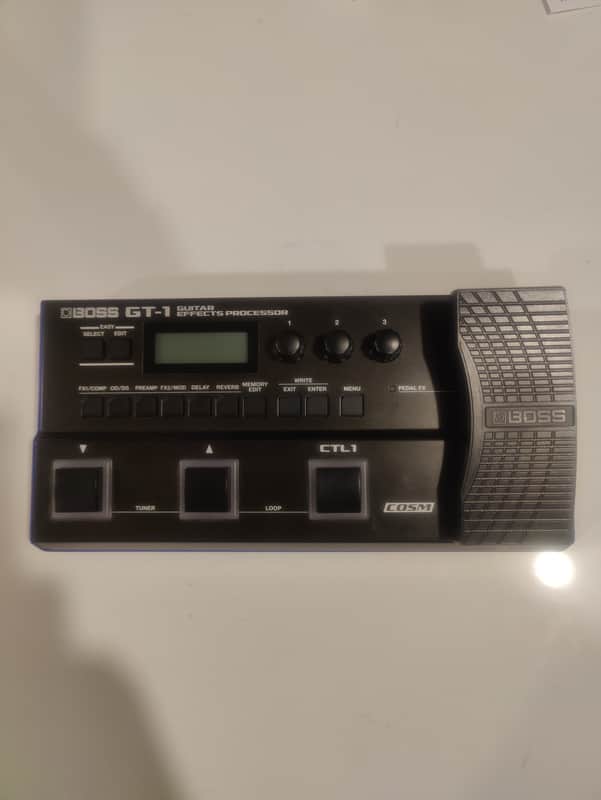 Boss GT-1 Guitar Effects Processor 2016 - Present - Black image 1