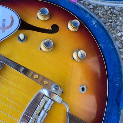 1964 Epiphone Casino Iced Tea Sunburst Gibson-made ES-330 image 5