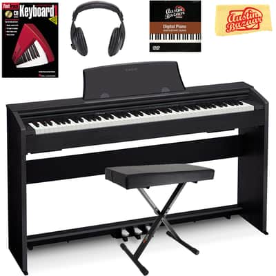 Casio PX-770 Privia Digital Piano - Black w/ Adjustable Bench