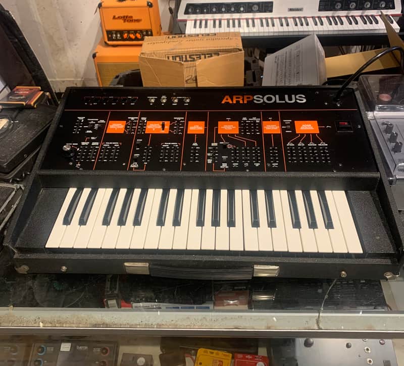 ARP Solus Monophonic Analog Synthesizer 1980 - 1981 - Black / Orange image 1