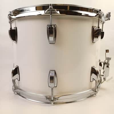 Ludwig 10x14"White Cortex Marching/Parade Snare Drum Rocker Black/White 4Ply P85 image 8