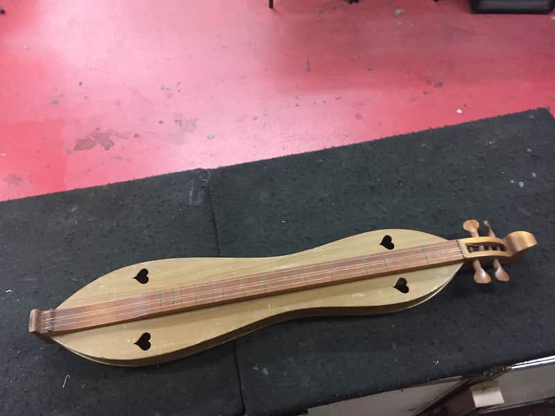 Homer  C Ledford Dulcimer  100 year old Yellow Poplar 1969 Natural image 1