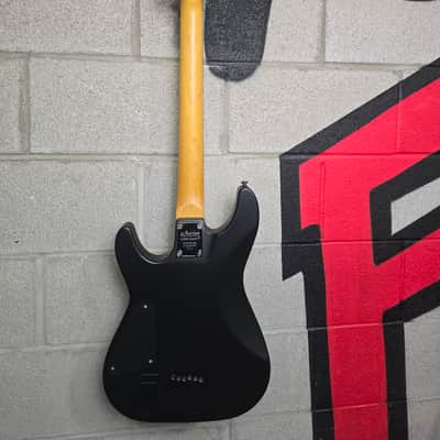 Schecter Demon-6 2014 - 2017 - Aged Black Satin with Hard Case image 12