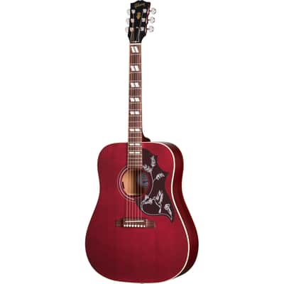 Gibson Hummingbird Special Acoustic Electric Guitar - Satin Wine Red image 2