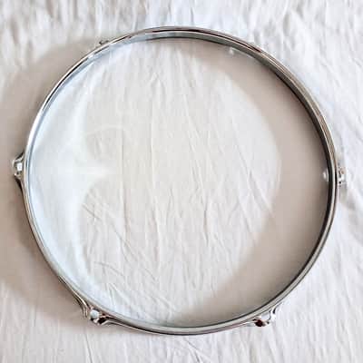 DW DRUM HOOP 12-IN DIAMETER 6 LUG HOLE PATTERN-CHROME-SHIPS FREE TO C-USA! image 2