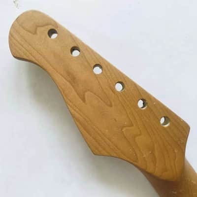White Harley Benton Guitar Strat Style Maple Neck, Rosewood 22 Frets Fingerboard image 13