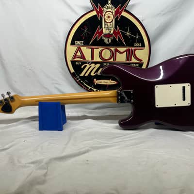 Fender Standard Stratocaster Strat Electric Guitar- Wine Red image 8