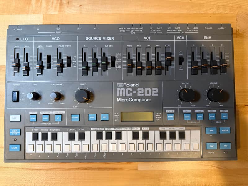 Roland MC-202 MicroComposer 1983 - 1985 Gray image 1