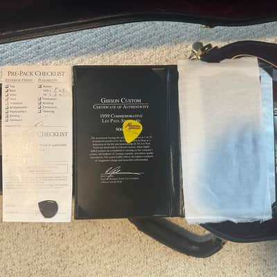 Gibson Custom Shop Special Order '59 Les Paul Standard Reissue / Gibson Custom Shop 2012 Commemorative 59 Les Paul - 1 of 30 Signed By Les Paul - Case & COA image 15