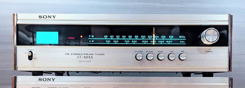 Sony ST-5055 FM/AM Tuner - 1972 - Good Condition image 1