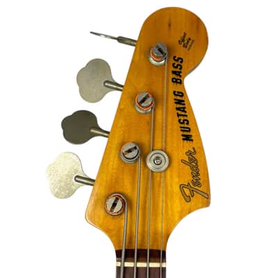 Fender Japan Mustang Bass 1997-2000 - Blue Repaint image 10