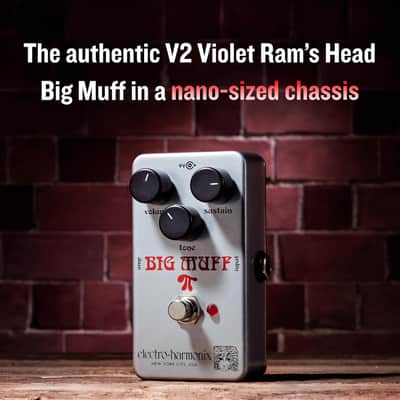 Electro Harmonix Ram's Head Big Muff Pi Fuzz Guitar Effects Pedal Bild 5