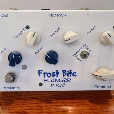 Homebrew Electronics HBE Frost Bite Flanger – Handwired #14/18 by Joel Weaver – Mint w/ Box & PSU – RARE BBD Analog image 1