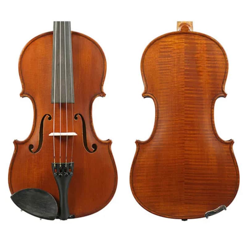 Gliga I Dark Antique Violin Outfit - 1/4 Size Premium Handcrafted Quality image 1