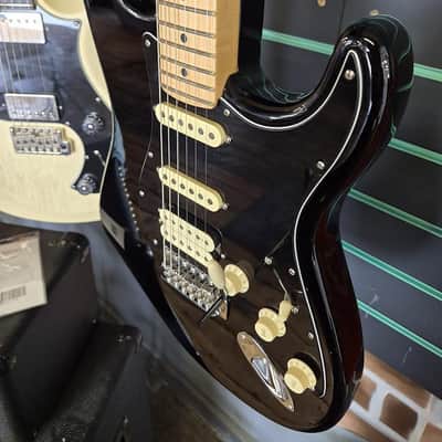Fender American Performer Stratocaster HSS 2023 Gloss Black Electric Guitar image 6