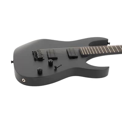 Ibanez RGRTBB21 Iron Label RG Baritone - Black Flat image 5