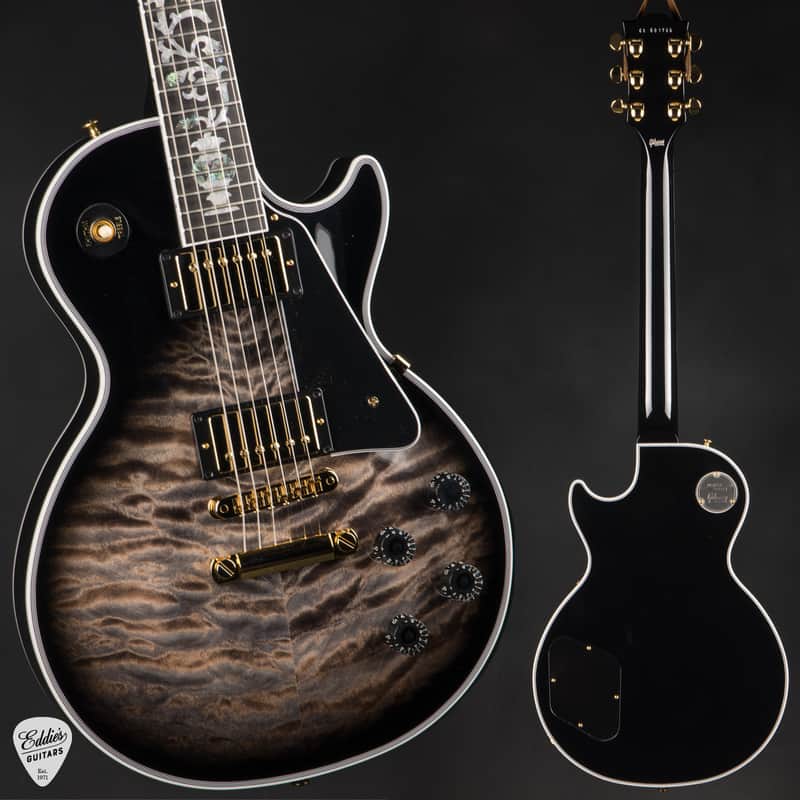 Gibson Custom Shop Dealer Select Les Paul Custom 5A Quilt "Tree Of Life" Cobra Burst #CS601705 image 1