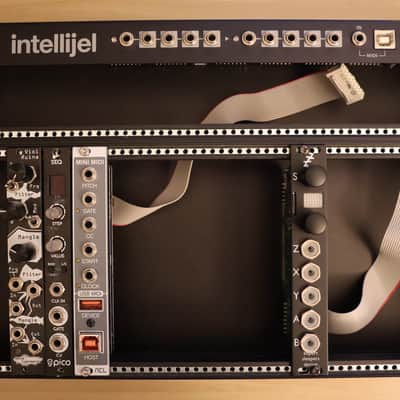 Intellijel 4U 62HP Palette Eurorack Synth Case 62HP 2019 - Present - Stealth Black image 1