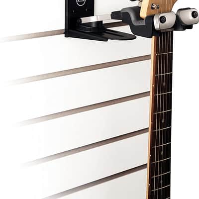 Ultimate Support GS-10PRO Genesis® Series Adjustable Professional Guitar Hanger with Self-closing Security Gates – Slatwall and Wall Mount image 3