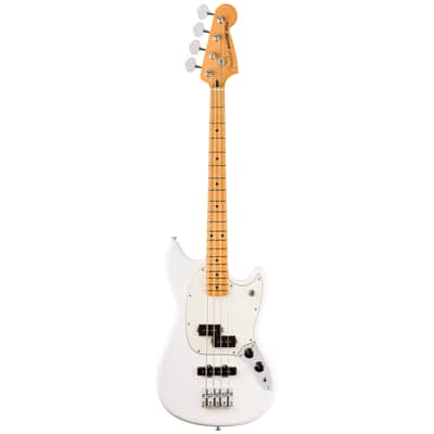 Player II Mustang Bass PJ MN Polar White Fender image 3