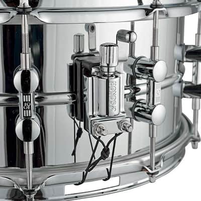 Sonor Kompressor 14" x 5.75" Steel Snare Drum image 4