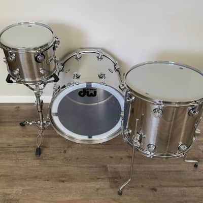 Rare DW Collector’s Series Stainless Steel 3-Piece Drum Set image 9