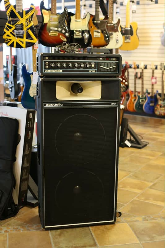 Acoustic 270 Bass Amp and 201 Cab image 1