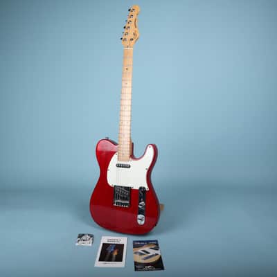 1992 G&L USA ASAT Classic Transparent Red Maple Neck image 2